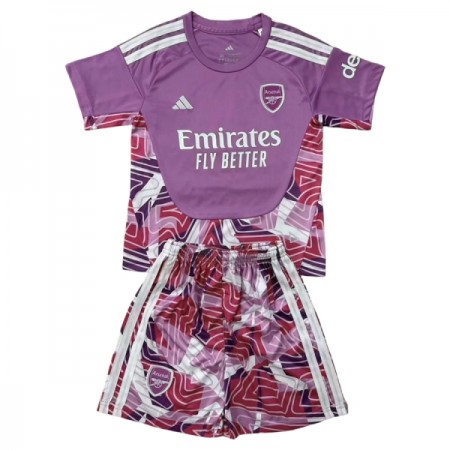 Arsenal Målmand Børn 2026-27 Lilla - Fodboldtrøjer (S/S)