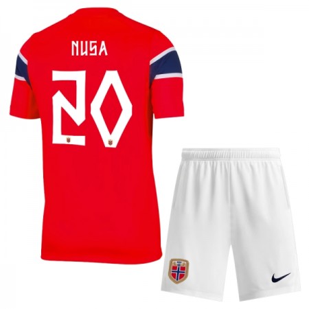 Norge Nusa 20 Børn Hjemme VM 2026 - Fodboldtrøjer (S/S) Norge Nusa 20 Børn Hjemme VM 2026 - Fodboldtrøjer (S/S)