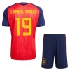 Spanien 2 Stars Lamine Yamal 19 Børn Hjemme VM 2026 - Fodboldtrøjer (S/S) Spanien 2 Stars Lamine Yamal 19 Børn Hjemme VM 2026 - Fodboldtrøjer (S/S)