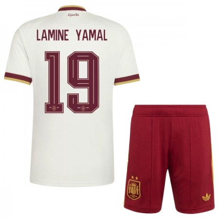 Spanien 2 Stars Lamine Yamal 19 Børn Udebane VM 2026 - Fodboldtrøjer (S/S) Spanien 2 Stars Lamine Yamal 19 Børn Udebane VM 2026 - Fodboldtrøjer (S/S)