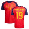 Spanien 2 Stars Lamine Yamal 19 Hjemme VM 2026 - Fodboldtrøjer (S/S) Spanien 2 Stars Lamine Yamal 19 Hjemme VM 2026 - Fodboldtrøjer (S/S)