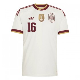 Spanien 2 Stars Rodrigo 16 Udebane VM 2026 - Fodboldtrøjer (S/S)