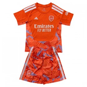 Arsenal Målmand Børn 2026-27 Orange - Fodboldtrøjer (S/S)