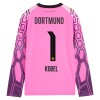 Borussia Dortmund Kobel 1 Målmand Udebane 2026-27 Pink - Fodboldtrøjer (L/S) Borussia Dortmund Kobel 1 Målmand Udebane 2026-27 Pink - Fodboldtrøjer (L/S)
