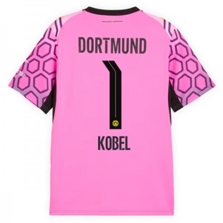 Borussia Dortmund Kobel 1 Målmand Udebane 2026-27 Pink - Fodboldtrøjer (S/S) Borussia Dortmund Kobel 1 Målmand Udebane 2026-27 Pink - Fodboldtrøjer (S/S)
