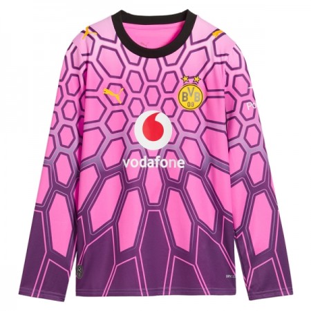 Borussia Dortmund Målmand Udebane 2026-27 Pink - Fodboldtrøjer (L/S)