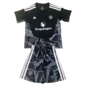 Manchester United Målmand Børn 2026-27 Sort - Fodboldtrøjer (S/S)