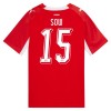 Schweiz Djibril Sow 15 Hjemme VM 2026 - Fodboldtrøjer (S/S) Schweiz Djibril Sow 15 Hjemme VM 2026 - Fodboldtrøjer (S/S)