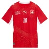 Schweiz Granit Xhaka 10 Hjemme VM 2026 - Fodboldtrøjer (S/S)
