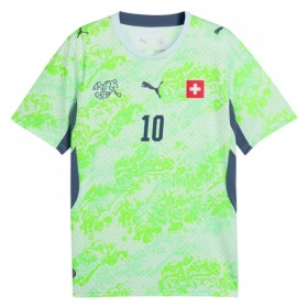 Schweiz Granit Xhaka 10 Udebane VM 2026 - Fodboldtrøjer (S/S)