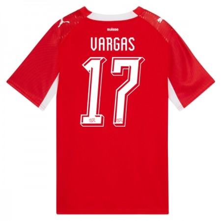 Schweiz Vargas 17 Hjemme VM 2026 - Fodboldtrøjer (S/S) Schweiz Vargas 17 Hjemme VM 2026 - Fodboldtrøjer (S/S)