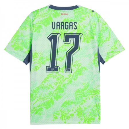 Schweiz Vargas 17 Udebane VM 2026 - Fodboldtrøjer (S/S) Schweiz Vargas 17 Udebane VM 2026 - Fodboldtrøjer (S/S)