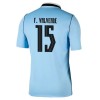 Uruguay Federico Valverde 15 Hjemme VM 2026 - Fodboldtrøjer (S/S) Uruguay Federico Valverde 15 Hjemme VM 2026 - Fodboldtrøjer (S/S)