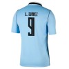 Uruguay Luis Suarez 9 Hjemme VM 2026 - Fodboldtrøjer (S/S) Uruguay Luis Suarez 9 Hjemme VM 2026 - Fodboldtrøjer (S/S)