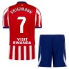 Atlético Madrid Griezmann 7 Børn Hjemme 2026-27 - Fodboldtrøjer (S/S) Atlético Madrid Griezmann 7 Børn Hjemme 2026-27 - Fodboldtrøjer (S/S)