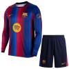 FC Barcelona Børn Hjemme 2026-27 - Fodboldtrøjer (L/S)