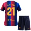 FC Barcelona Frenkie de Jong 21 Børn Hjemme 2026-27 - Fodboldtrøjer (S/S) FC Barcelona Frenkie de Jong 21 Børn Hjemme 2026-27 - Fodboldtrøjer (S/S)
