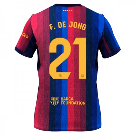 FC Barcelona Frenkie de Jong 21 Hjemme 2026-27 - Fodboldtrøjer (S/S) FC Barcelona Frenkie de Jong 21 Hjemme 2026-27 - Fodboldtrøjer (S/S)