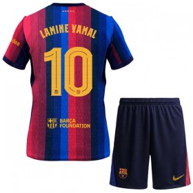 FC Barcelona Lamine Yamal 10 Børn Hjemme 2026-27 - Fodboldtrøjer (S/S)
