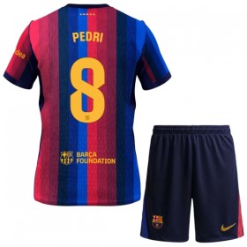FC Barcelona Pedri 8 Børn Hjemme 2026-27 - Fodboldtrøjer (S/S)