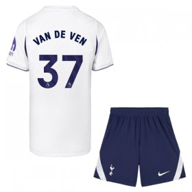 Tottenham Hotspur Van De Ven 37 Børn Hjemme 2026-27 - Fodboldtrøjer (S/S)