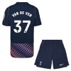Tottenham Hotspur Van De Ven 37 Børn Udebane 2026-27 - Fodboldtrøjer (S/S) Tottenham Hotspur Van De Ven 37 Børn Udebane 2026-27 - Fodboldtrøjer (S/S)