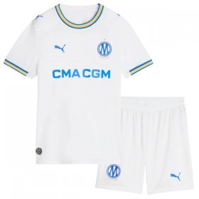 Olympique de Marseille Aubameyang 17 Børn Hjemme 2026-27 - Fodboldtrøjer (S/S)