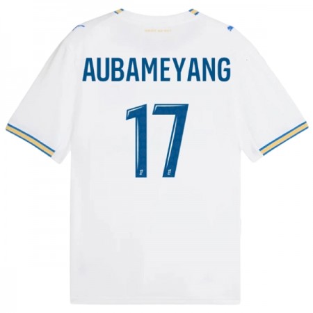 Olympique de Marseille Aubameyang 17 Hjemme 2026-27 - Fodboldtrøjer (S/S) Olympique de Marseille Aubameyang 17 Hjemme 2026-27 - Fodboldtrøjer (S/S)