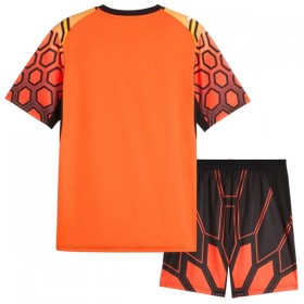 Olympique de Marseille Børn Hjemme 2026-27 Orange - Fodboldtrøjer (S/S)