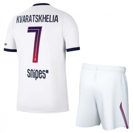 Paris Saint-Germain Kvaratskhelia 7 Børn Udebane 2026-27 - Fodboldtrøjer (S/S) Paris Saint-Germain Kvaratskhelia 7 Børn Udebane 2026-27 - Fodboldtrøjer (S/S)