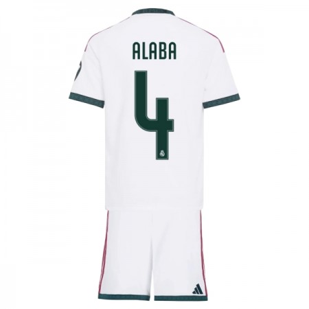 Real Madrid Alaba 4 Børn Hjemme 2026-27 - Fodboldtrøjer (S/S) Real Madrid Alaba 4 Børn Hjemme 2026-27 - Fodboldtrøjer (S/S)