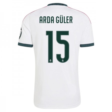 Real Madrid Arda Guler 15 Hjemme 2026-27 - Fodboldtrøjer (S/S) Real Madrid Arda Guler 15 Hjemme 2026-27 - Fodboldtrøjer (S/S)