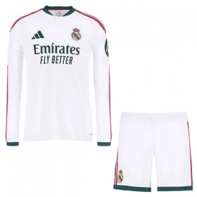 Real Madrid Børn Hjemme 2026-27 - Fodboldtrøjer (L/S)