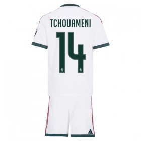 Real Madrid Tchouameni 14 Børn Hjemme 2026-27 - Fodboldtrøjer (S/S)
