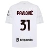 AC Milan Pavlovic 31 Udebane 2026-27 - Fodboldtrøjer (S/S) AC Milan Pavlovic 31 Udebane 2026-27 - Fodboldtrøjer (S/S)