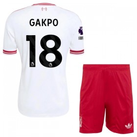 Liverpool Gakpo 18 Børn Udebane 2026-27 - Fodboldtrøjer (S/S)