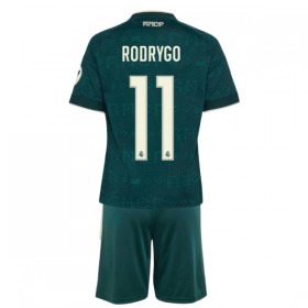Real Madrid Rodrygo 11 Børn Udebane 2026-27 - Fodboldtrøjer (S/S)