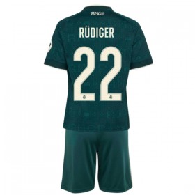 Real Madrid Rudiger 22 Børn Udebane 2026-27 - Fodboldtrøjer (S/S)