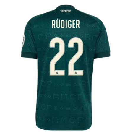 Real Madrid Rudiger 22 Udebane 2026-27 - Fodboldtrøjer (S/S)