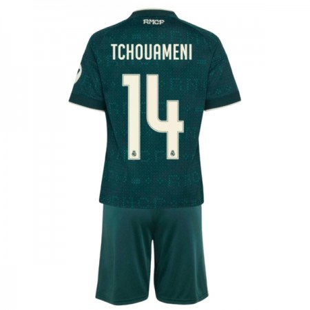 Real Madrid Tchouameni 14 Børn Udebane 2026-27 - Fodboldtrøjer (S/S) Real Madrid Tchouameni 14 Børn Udebane 2026-27 - Fodboldtrøjer (S/S)