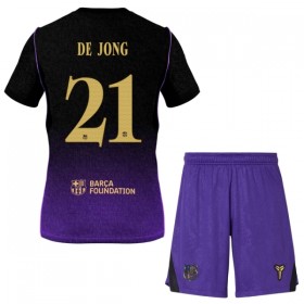 FC Barcelona Frenkie de Jong 21 Børn Udebane 2026-27 - Fodboldtrøjer (S/S)