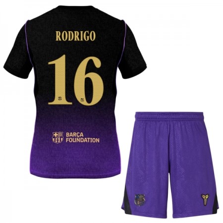 FC Barcelona Rodrigo 16 Børn Udebane 2026-27 - Fodboldtrøjer (S/S) FC Barcelona Rodrigo 16 Børn Udebane 2026-27 - Fodboldtrøjer (S/S)