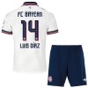 FC Bayern München Luis Diaz 14 Børn Udebane 2026-27 - Fodboldtrøjer (S/S) FC Bayern München Luis Diaz 14 Børn Udebane 2026-27 - Fodboldtrøjer (S/S)