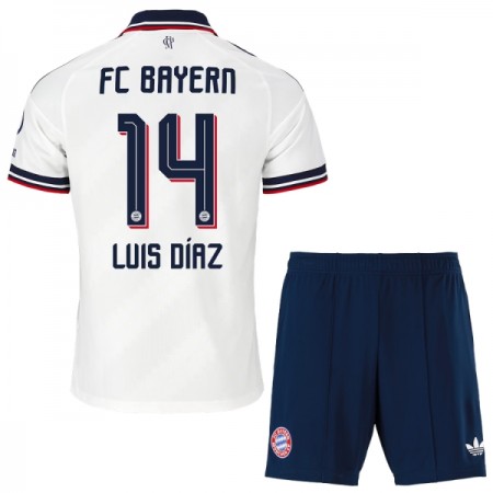 FC Bayern München Luis Diaz 14 Børn Udebane 2026-27 - Fodboldtrøjer (S/S) FC Bayern München Luis Diaz 14 Børn Udebane 2026-27 - Fodboldtrøjer (S/S)
