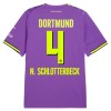 Borussia Dortmund N. Schlotterbeck 4 Tredje 2026-27 - Fodboldtrøjer (S/S) Borussia Dortmund N. Schlotterbeck 4 Tredje 2026-27 - Fodboldtrøjer (S/S)