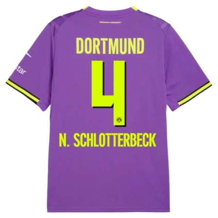 Borussia Dortmund N. Schlotterbeck 4 Tredje 2026-27 - Fodboldtrøjer (S/S) Borussia Dortmund N. Schlotterbeck 4 Tredje 2026-27 - Fodboldtrøjer (S/S)