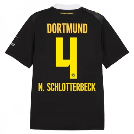 Borussia Dortmund N. Schlotterbeck 4 Udebane 2026-27 - Fodboldtrøjer (S/S) Borussia Dortmund N. Schlotterbeck 4 Udebane 2026-27 - Fodboldtrøjer (S/S)