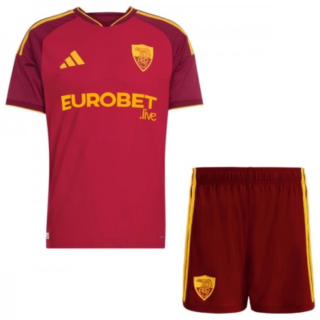 AS Roma Børn Hjemme 2026-27 - Fodboldtrøjer (S/S)