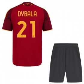 AS Roma Dybala 21 Børn Hjemme 2026-27 - Fodboldtrøjer (S/S)