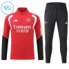 Arsenal Børn Trænings Sweatshirt Dragt 2026-27 Rød Kvart-Zip Arsenal Børn Trænings Sweatshirt Dragt 2026-27 Rød Kvart-Zip